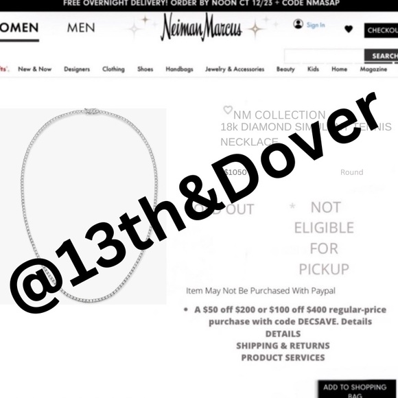 18k 42ct Tennis Necklace - Picture 11 of 11